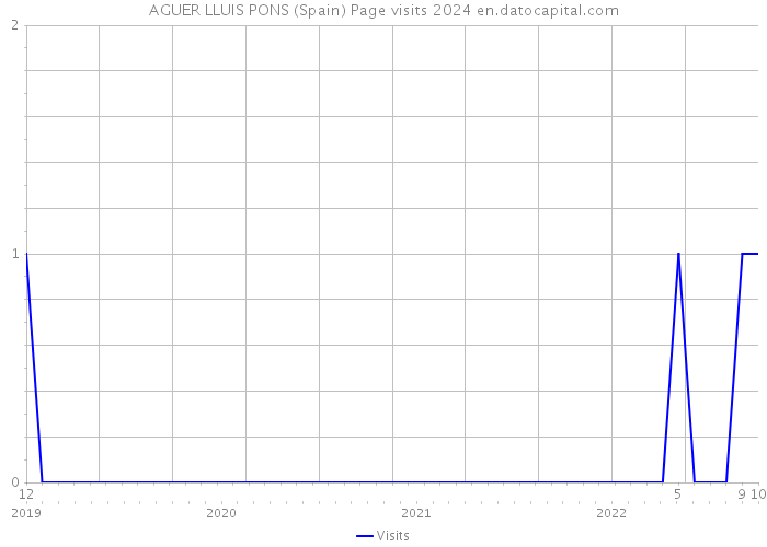 AGUER LLUIS PONS (Spain) Page visits 2024 