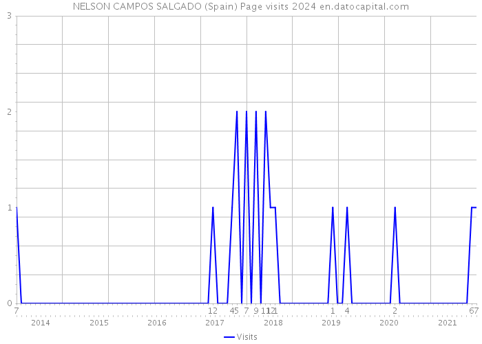 NELSON CAMPOS SALGADO (Spain) Page visits 2024 