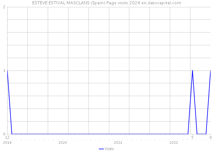ESTEVE ESTIVAL MASCLANS (Spain) Page visits 2024 