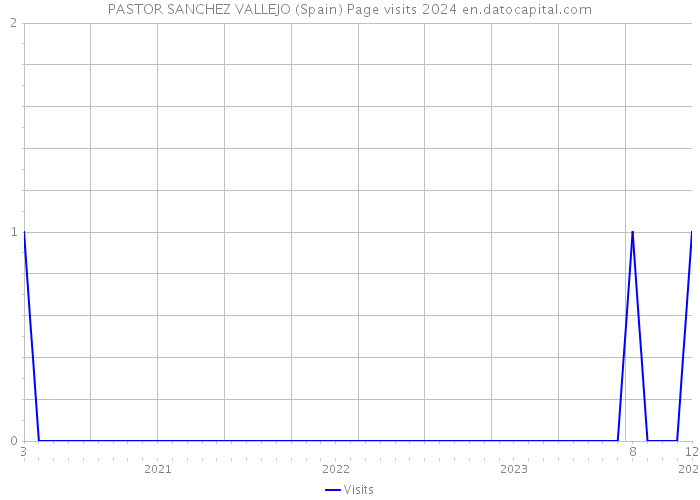 PASTOR SANCHEZ VALLEJO (Spain) Page visits 2024 