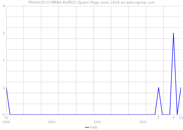 FRANCISCO PEREA MUÑOZ (Spain) Page visits 2024 