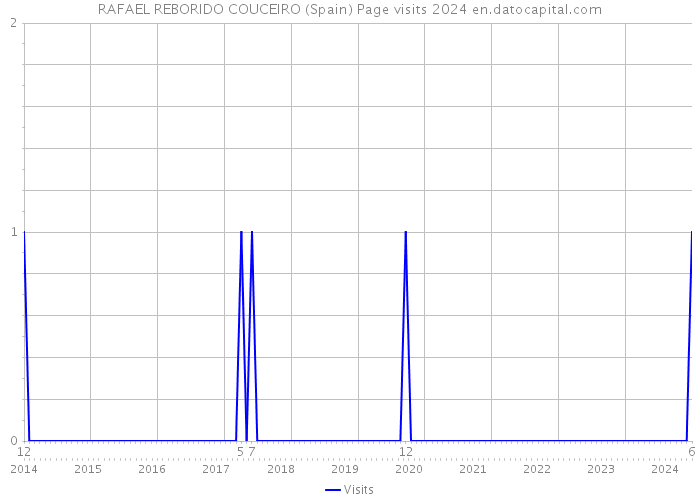 RAFAEL REBORIDO COUCEIRO (Spain) Page visits 2024 