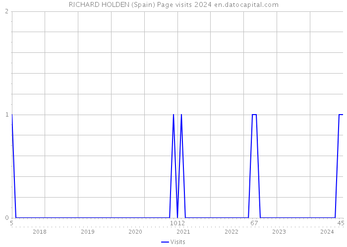RICHARD HOLDEN (Spain) Page visits 2024 