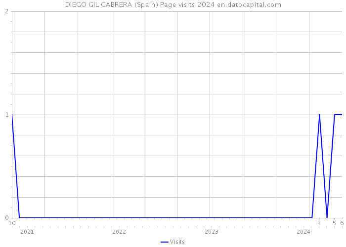 DIEGO GIL CABRERA (Spain) Page visits 2024 