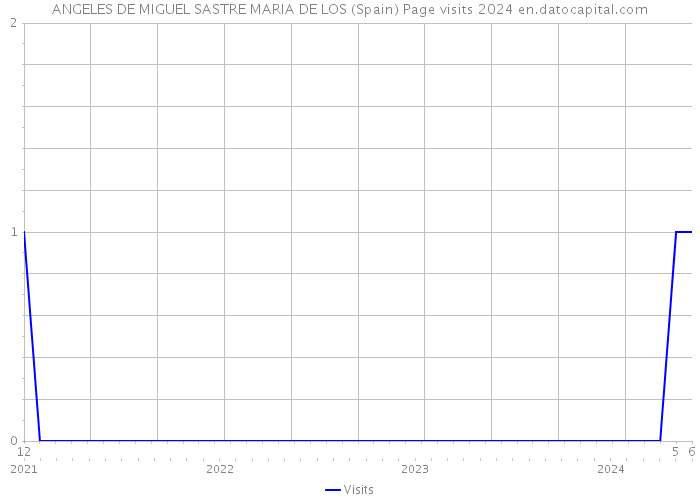 ANGELES DE MIGUEL SASTRE MARIA DE LOS (Spain) Page visits 2024 