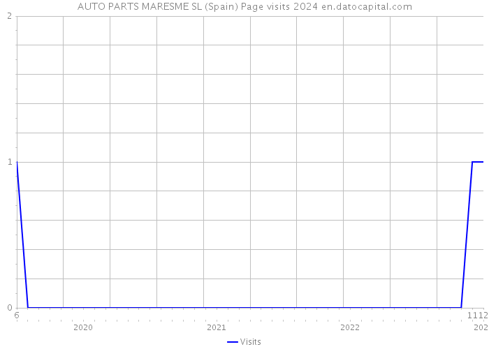 AUTO PARTS MARESME SL (Spain) Page visits 2024 