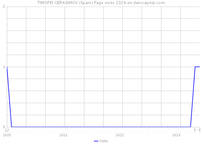 TIMOFEI GERASIMOV (Spain) Page visits 2024 