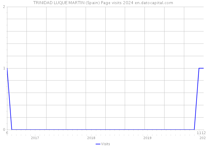 TRINIDAD LUQUE MARTIN (Spain) Page visits 2024 