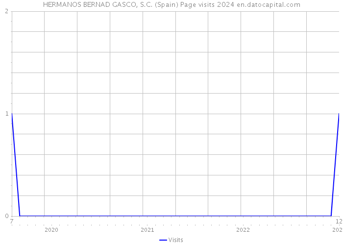 HERMANOS BERNAD GASCO, S.C. (Spain) Page visits 2024 