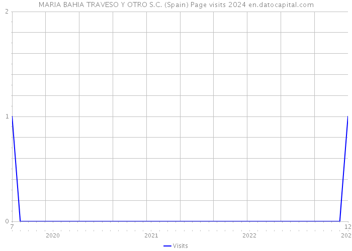 MARIA BAHIA TRAVESO Y OTRO S.C. (Spain) Page visits 2024 