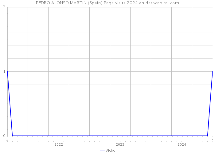 PEDRO ALONSO MARTIN (Spain) Page visits 2024 