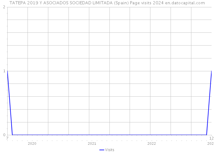 TATEPA 2019 Y ASOCIADOS SOCIEDAD LIMITADA (Spain) Page visits 2024 