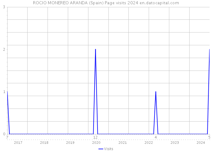 ROCIO MONEREO ARANDA (Spain) Page visits 2024 