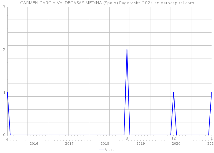 CARMEN GARCIA VALDECASAS MEDINA (Spain) Page visits 2024 