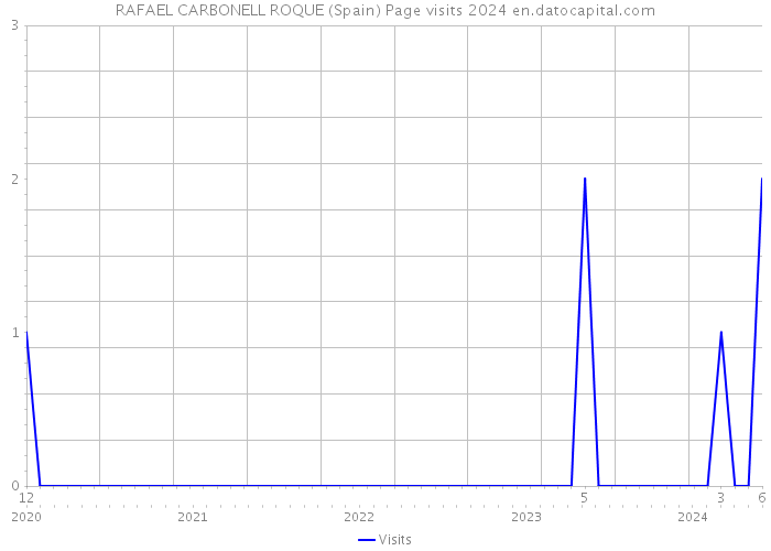 RAFAEL CARBONELL ROQUE (Spain) Page visits 2024 