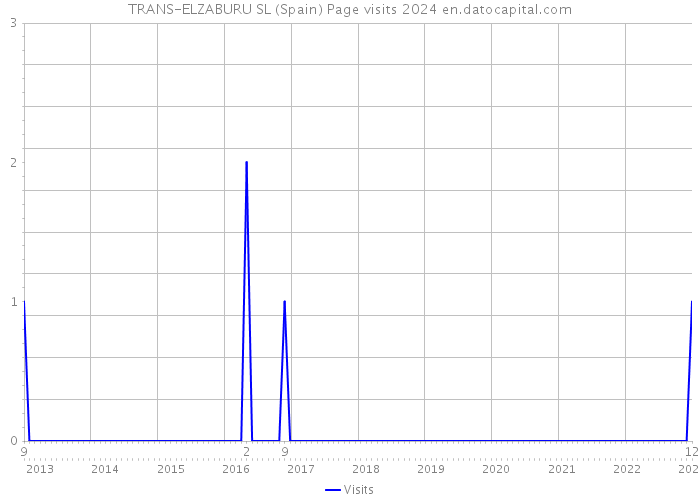 TRANS-ELZABURU SL (Spain) Page visits 2024 
