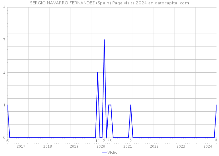 SERGIO NAVARRO FERNANDEZ (Spain) Page visits 2024 