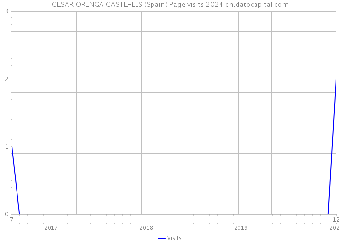 CESAR ORENGA CASTE-LLS (Spain) Page visits 2024 