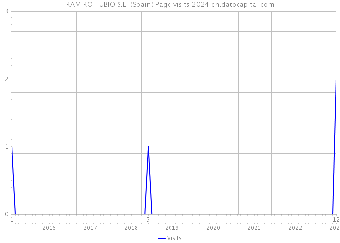 RAMIRO TUBIO S.L. (Spain) Page visits 2024 