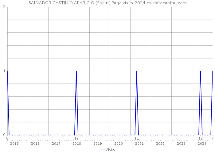 SALVADOR CASTILLO APARICIO (Spain) Page visits 2024 