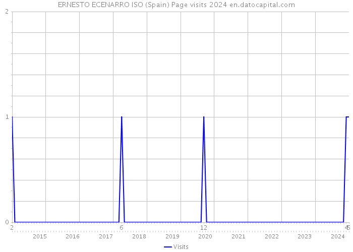 ERNESTO ECENARRO ISO (Spain) Page visits 2024 
