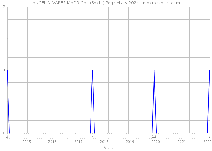 ANGEL ALVAREZ MADRIGAL (Spain) Page visits 2024 