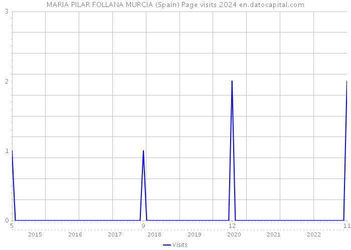 MARIA PILAR FOLLANA MURCIA (Spain) Page visits 2024 