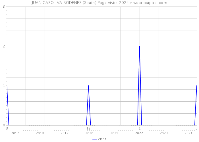 JUAN CASOLIVA RODENES (Spain) Page visits 2024 
