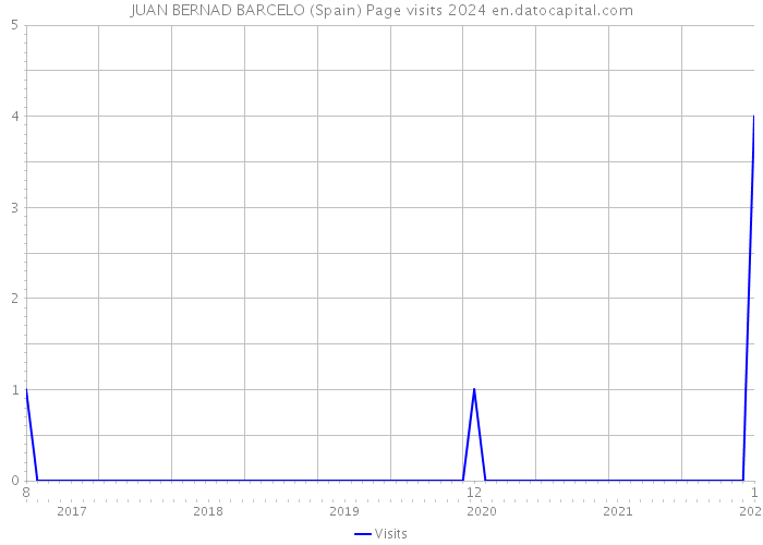 JUAN BERNAD BARCELO (Spain) Page visits 2024 