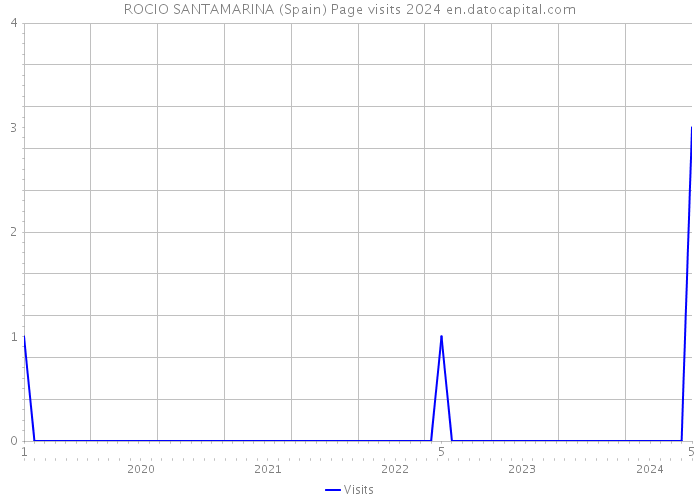 ROCIO SANTAMARINA (Spain) Page visits 2024 