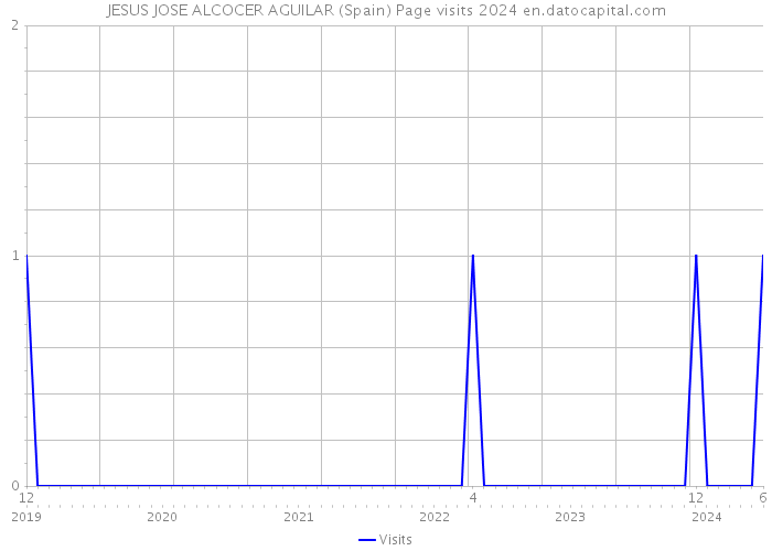 JESUS JOSE ALCOCER AGUILAR (Spain) Page visits 2024 