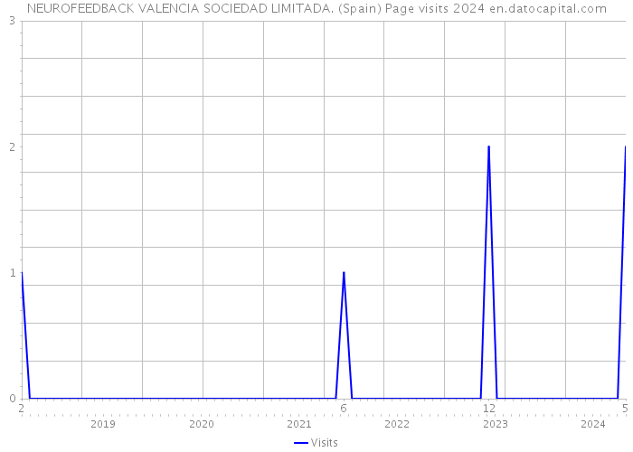 NEUROFEEDBACK VALENCIA SOCIEDAD LIMITADA. (Spain) Page visits 2024 