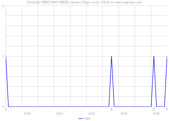 RAQUEL PERDOMO PEREZ (Spain) Page visits 2024 