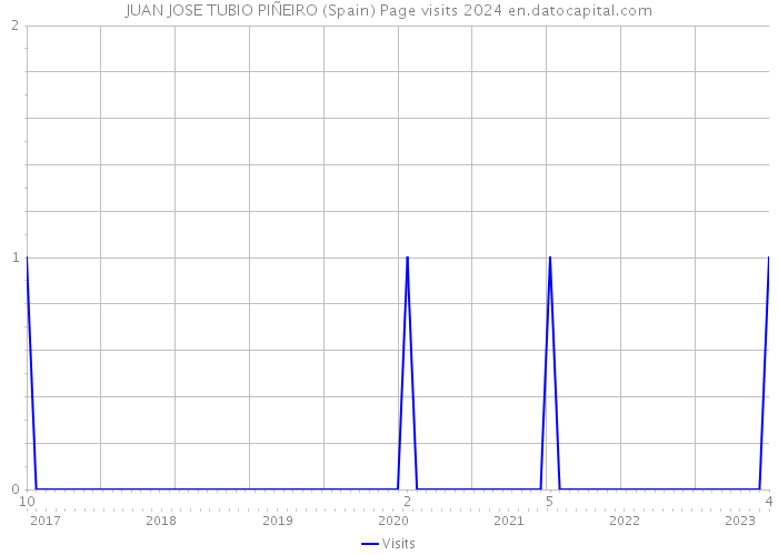 JUAN JOSE TUBIO PIÑEIRO (Spain) Page visits 2024 