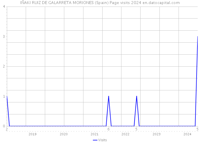 IÑAKI RUIZ DE GALARRETA MORIONES (Spain) Page visits 2024 