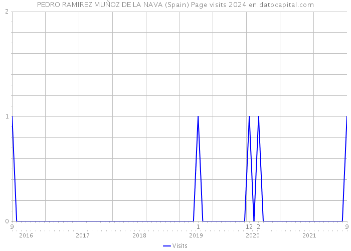 PEDRO RAMIREZ MUÑOZ DE LA NAVA (Spain) Page visits 2024 