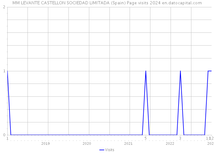 MM LEVANTE CASTELLON SOCIEDAD LIMITADA (Spain) Page visits 2024 