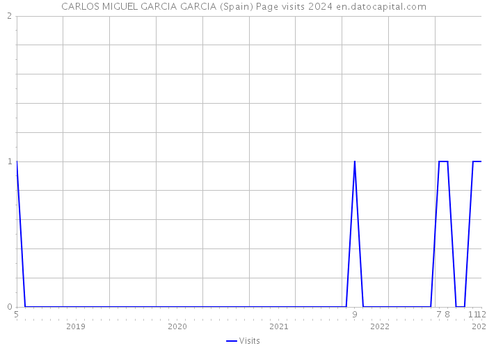CARLOS MIGUEL GARCIA GARCIA (Spain) Page visits 2024 