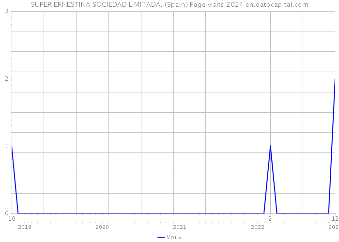 SUPER ERNESTINA SOCIEDAD LIMITADA. (Spain) Page visits 2024 