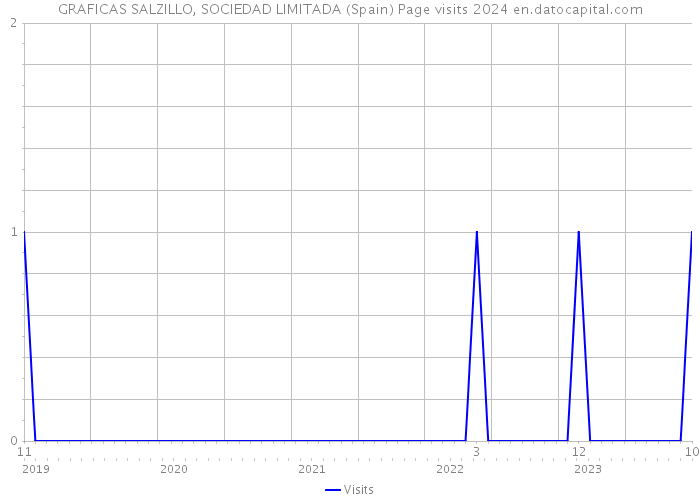 GRAFICAS SALZILLO, SOCIEDAD LIMITADA (Spain) Page visits 2024 