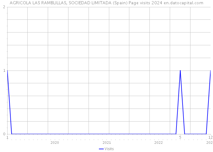 AGRICOLA LAS RAMBLILLAS, SOCIEDAD LIMITADA (Spain) Page visits 2024 