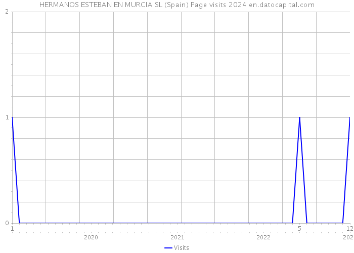 HERMANOS ESTEBAN EN MURCIA SL (Spain) Page visits 2024 