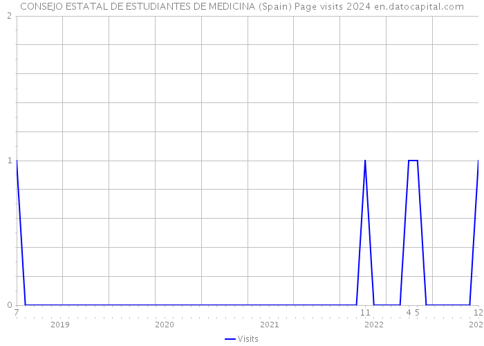 CONSEJO ESTATAL DE ESTUDIANTES DE MEDICINA (Spain) Page visits 2024 