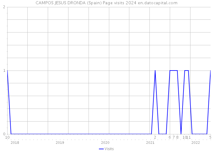 CAMPOS JESUS DRONDA (Spain) Page visits 2024 