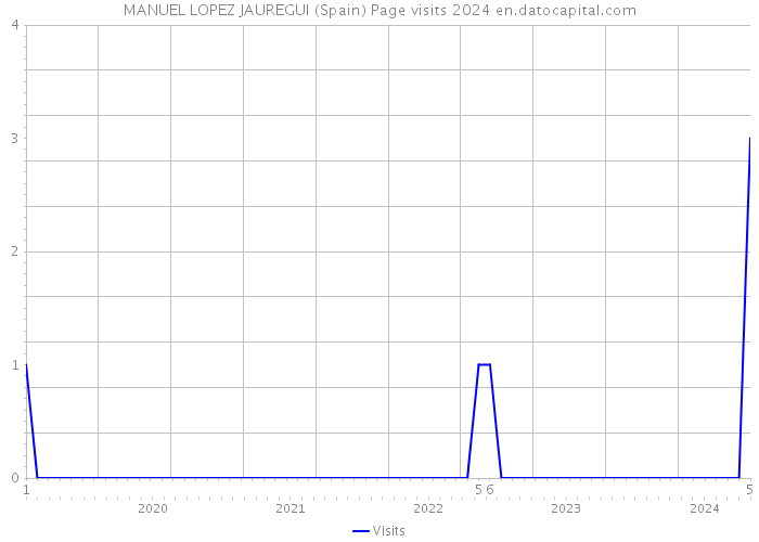MANUEL LOPEZ JAUREGUI (Spain) Page visits 2024 
