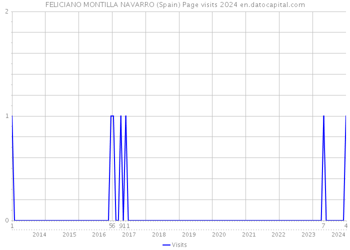 FELICIANO MONTILLA NAVARRO (Spain) Page visits 2024 
