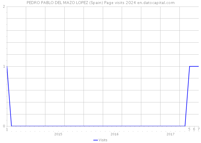PEDRO PABLO DEL MAZO LOPEZ (Spain) Page visits 2024 