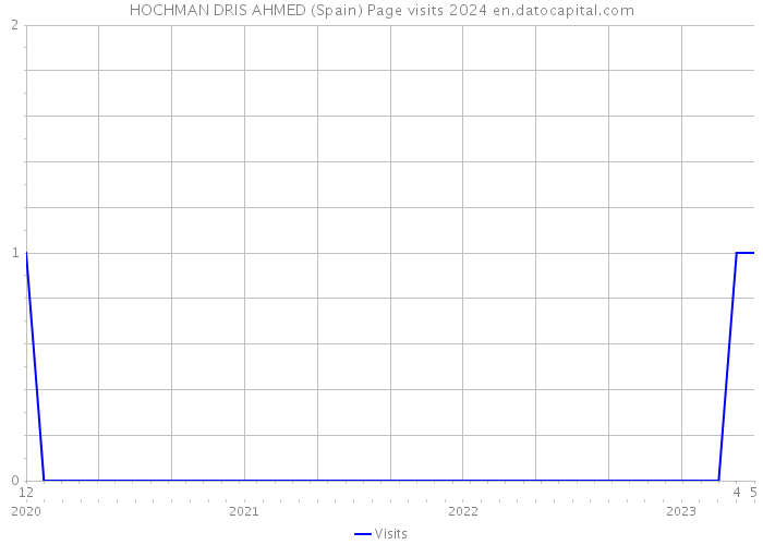 HOCHMAN DRIS AHMED (Spain) Page visits 2024 