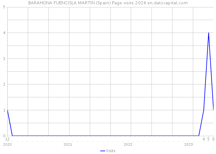 BARAHONA FUENCISLA MARTIN (Spain) Page visits 2024 