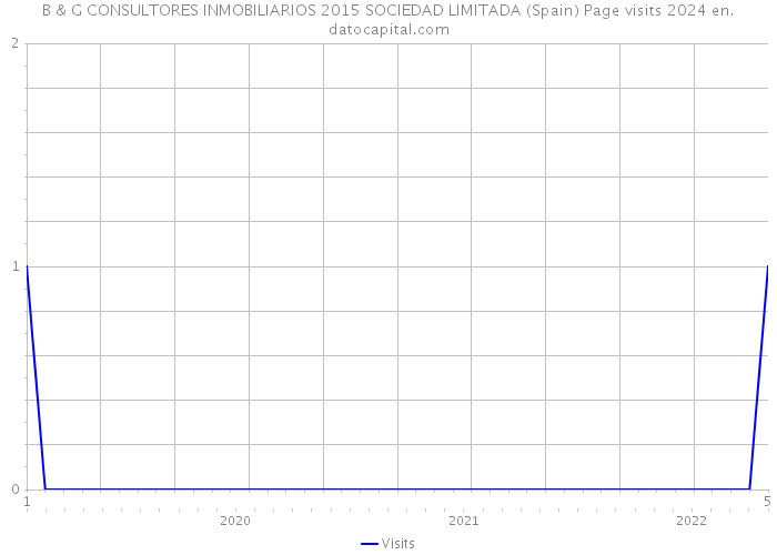 B & G CONSULTORES INMOBILIARIOS 2015 SOCIEDAD LIMITADA (Spain) Page visits 2024 